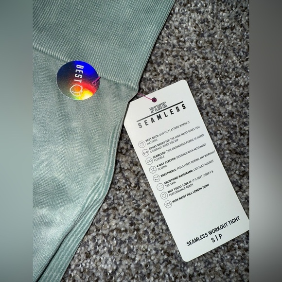 Pink seamless workout tight legging - Picture 2 of 5